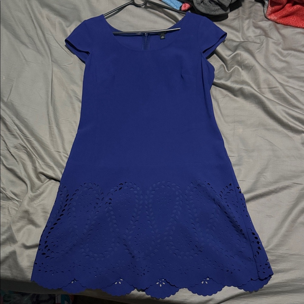 Ann Taylor Royal Blue Mini Dress